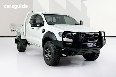 White 2019 Ford Ranger Super Cab Chassis Xl 3.2 (4X4)