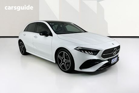 White 2023 Mercedes-Benz A250 Hatchback 4Matic Mhev