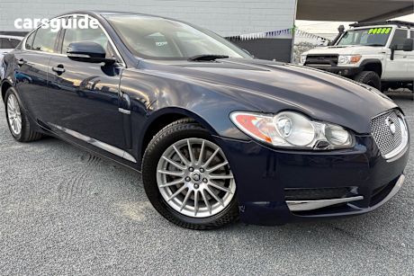 Blue 2011 Jaguar XF Sedan 3.0 V6 Luxury