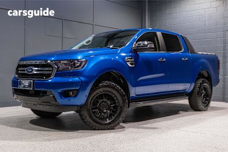 Blue 2019 Ford Ranger Ute Tray XLT 4X4