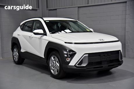 White 2025 Hyundai Kona SUV F