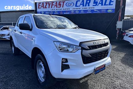 White 2020 Isuzu D-MAX Cab Chassis Sx Hi-Ride (4X2)