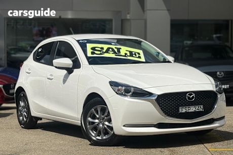 White 2021 Mazda 2 Hatchback G15 Pure