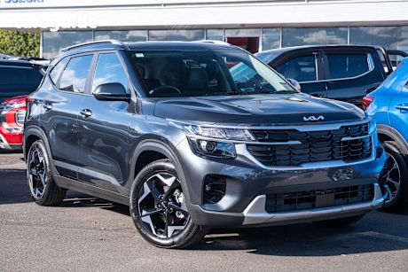 Grey 2025 Kia Seltos SUV