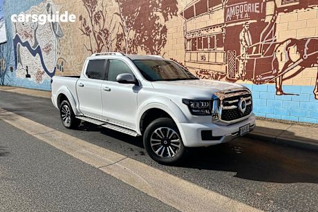 White 2024 GWM Cannon Alpha Ute Tray LUX 4WD