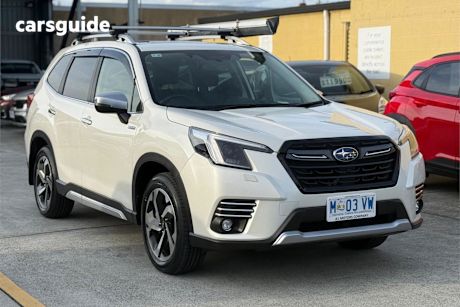 White 2022 Subaru Forester SUV HYBRID S 4WD