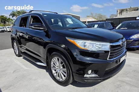 Black 2014 Toyota Kluger SUV GRANDE 4WD