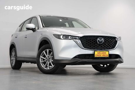 Silver 2023 Mazda CX-5 SUV G20 MAXX F