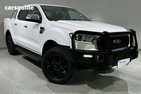 White 2021 Ford Ranger Ute Tray XLT 4X4