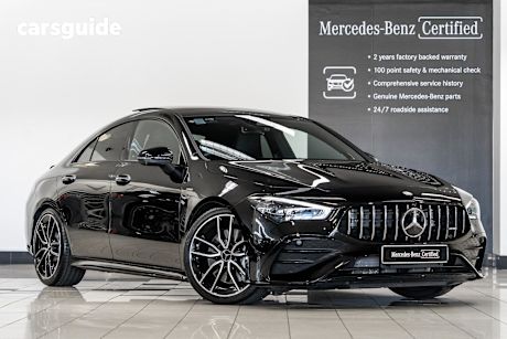 Black 2024 Mercedes-Benz CLA-Class Coupe CLA35 AMG 4WD