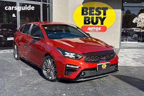 Orange 2021 Kia Cerato Hatchback Gt Safety Pack