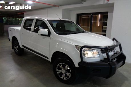 White 2015 Holden Colorado Crew Cab Pickup Ls (4X4)