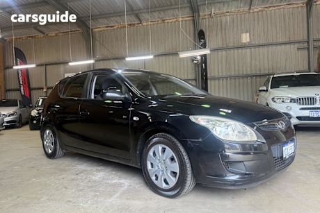 Black 2008 Hyundai I30 Hatch SX F