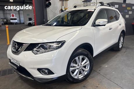 White 2015 Nissan X-Trail Wagon St-L (Fwd)