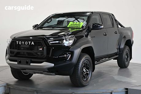 Black 2024 Toyota Hilux Ute Tray GR SPORT 4X4