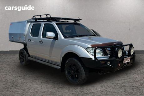 Silver 2012 Nissan Navara Ute Tray ST 4X4