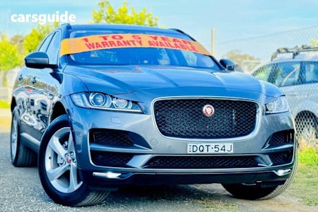 Grey 2017 Jaguar F-Pace Wagon 20D Prestige