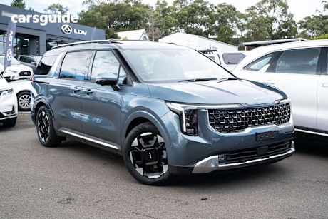 Blue 2025 Kia Carnival SUV GT-LINE F