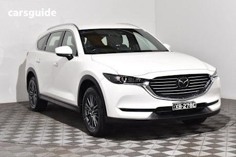 White 2020 Mazda CX-8 SUV SPORT F