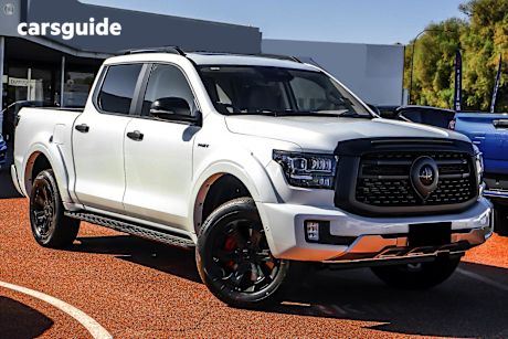 White 2025 GWM Cannon Alpha Ute Tray ULTRA PHEV 4WD