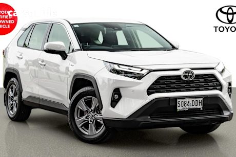 White 2024 Toyota RAV4 SUV GX F