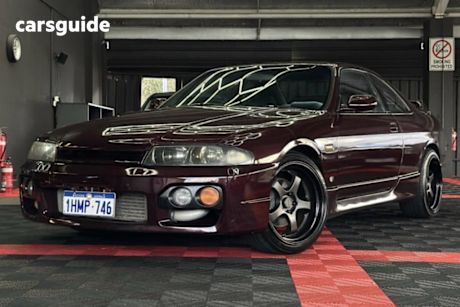 Red 1997 Nissan Skyline Sedan GTS-T R