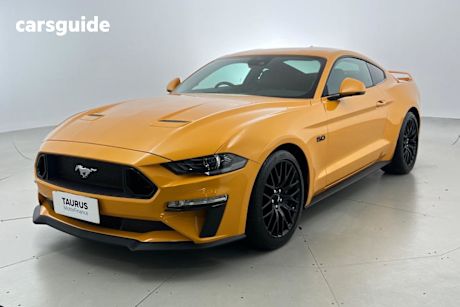 Orange 2022 Ford Mustang Coupe GT R