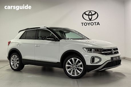 White 2023 Volkswagen T-ROC Wagon 110Tsi Style (Restricted Feat)