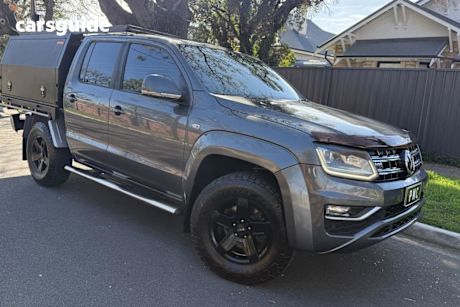 Grey 2016 Volkswagen Amarok Dual Cab Utility V6 Tdi 550 Highline