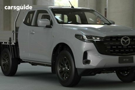 Grey 2025 Mazda BT-50 Freestyle Cab Chassis Xt (4X4)