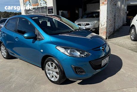 Blue 2014 Mazda 2 Hatchback Neo Sport