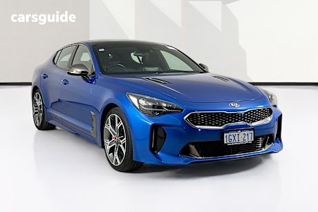 Blue 2019 Kia Stinger Sedan Gt (Black Leather)