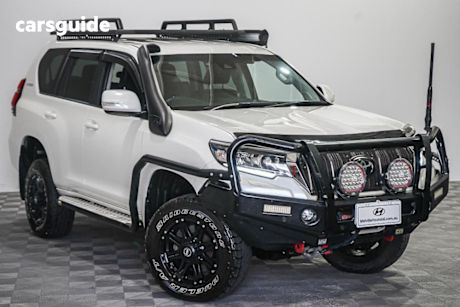 White 2019 Toyota Landcruiser Prado Wagon Gxl (4X4)