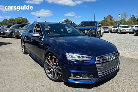 Blue 2018 Audi S4 Sedan 4WD