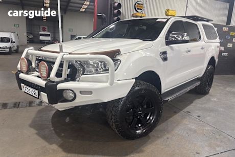White 2016 Ford Ranger Dual Cab Utility Xlt 3.2 (4X4)