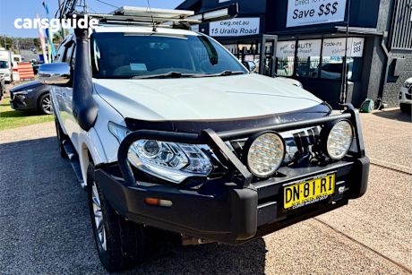White 2016 Mitsubishi Triton Dual Cab Utility Gls (4X4)