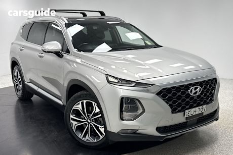 Silver 2020 Hyundai Santa FE SUV HIGHLANDER 4X4