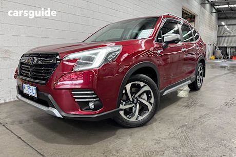 Red 2023 Subaru Forester SUV HYBRID S 4WD