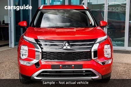 Red 2025 Mitsubishi Outlander Wagon Aspire 7 Seat (Awd)