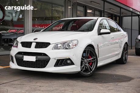 White 2015 Holden Clubsport Sedan R8 R