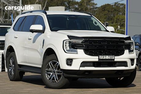 White 2025 Ford Everest SUV TREND 4X4