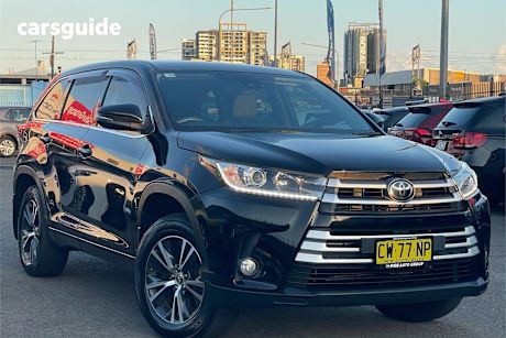 Black 2019 Toyota Kluger SUV GX F
