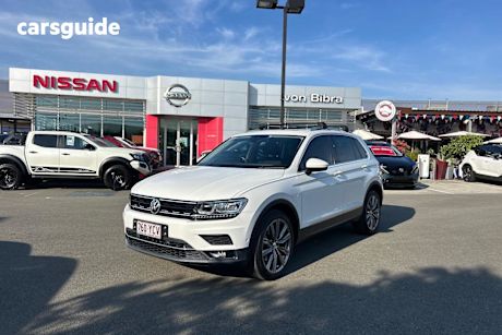 White 2018 Volkswagen Tiguan Wagon 162 Tsi Sportline