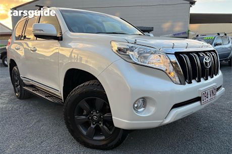 White 2015 Toyota Landcruiser Prado SUV ALTITUDE 4X4