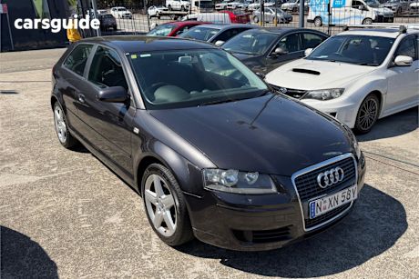 Grey 2006 Audi A3 Hatchback 1.6 Attraction