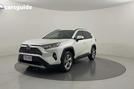 White 2020 Toyota RAV4 Wagon Gxl 2Wd Hybrid