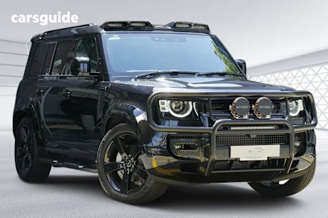 Black 2025 Land Rover Defender Wagon 110 D350 X-Dynamic Hse (257Kw)