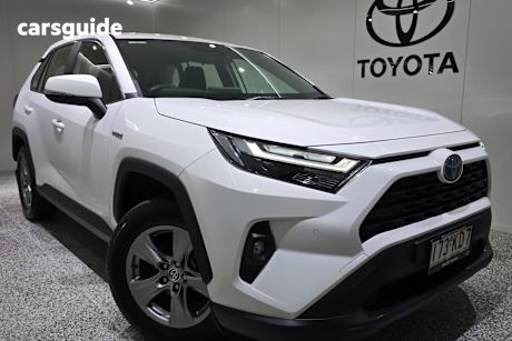 White 2024 Toyota RAV4 SUV GX F