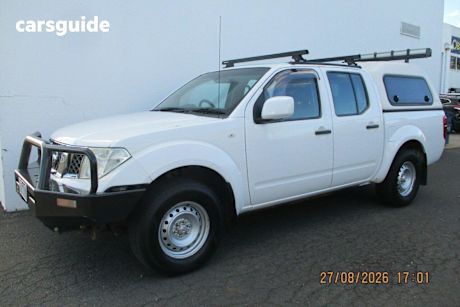 White 2013 Nissan Navara Dual Cab Pick-up Rx (4X4)