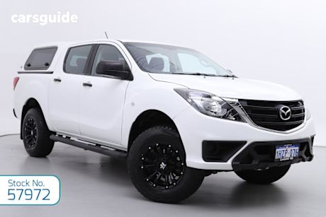 White 2020 Mazda BT-50 Dual Cab Utility Xt (4X2) (5Yr)